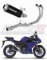 complete exhaust system with muffler DOMINATOR Full System OV G2 BLACK fits to Yamaha YZFR3 2025  2026