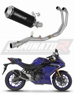 Yamaha YZF-R3 2025 - 2026 Auspuffanlagen Schalldämpfer OV G2 SCHWARZ + dB killer