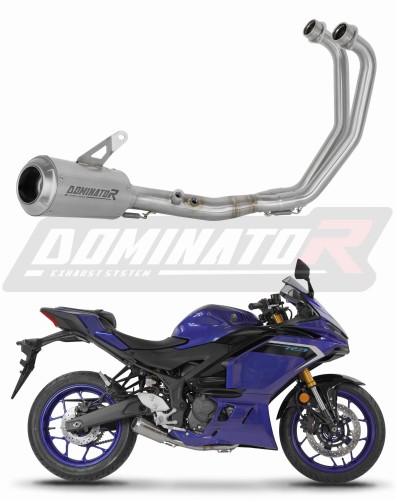 komplette Auspuffanlage mit Schalldämpfer DOMINATOR Full System GPS passend für Yamaha YZFR3 2025  2026