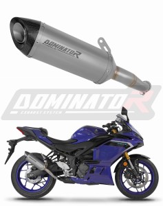 Yamaha YZF-R3 2019 - 2024 Schalldämpfer Auspuff Titan HP8 + dB killer