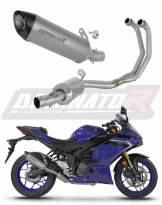 Yamaha YZF-R3 2019 - 2024 Auspuffanlagen Schalldämpfer Titan HP8 EX + dB killer