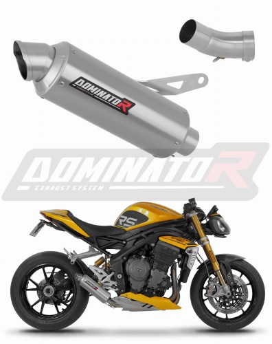 exhaust muffler DOMINATOR GPF fits to Triumph Speed Triple 1200 RS / RR 2021  2024