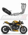 kompletny układ wydechowy z tłumikiem DOMINATOR Full System HP8 CZARNY pasujący do motocykla Triumph Speed Triple 1200 RS / RR 2021 - 2024