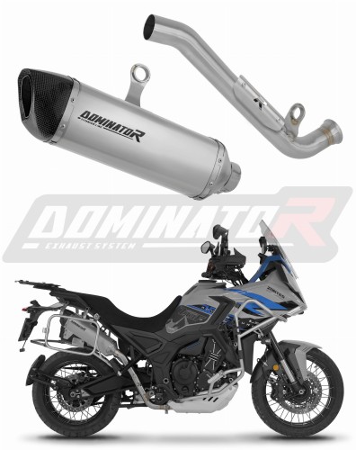 wydech tłumik DOMINATOR Tytanowy HP6 pasujący do motocykla Zontes 703F 2025 - 2026