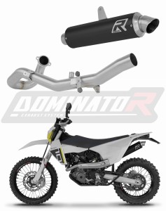 Husqvarna 701 Supermoto SM 2026 Full Exhaust System Collector Silencer GPF BLACK + dB killer