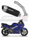 Auspuff Schalldämpfer DOMINATOR S6 schwarz passend für Honda VFR 800 Fi 1998  2001
