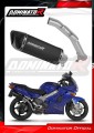 Auspuff Schalldämpfer DOMINATOR HP6 schwarz passend für Honda VFR 800 Fi 1998  2001 2