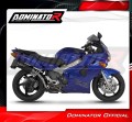 Auspuff Schalldämpfer DOMINATOR HP6 schwarz passend für Honda VFR 800 Fi 1998  2001 5