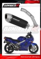 Auspuff Schalldämpfer DOMINATOR S6 schwarz passend für Honda VFR 800 Fi 1998  2001 2