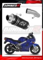 Auspuff Schalldämpfer DOMINATOR GP1 schwarz passend für Honda VFR 800 Fi 1998  2001 2