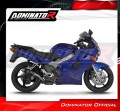 exhaust muffler DOMINATOR GP1 BLACK fits to Honda VFR 800 Fi 1998  2001 5