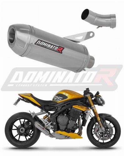 Auspuff Schalldämpfer DOMINATOR S3 passend für Triumph Speed Triple 1200 RS / RR 2021  2024