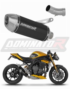 Triumph Speed Triple 1200 RS / RR 2021 - 2024 Schalldämpfer Auspuff S3 SCHWARZ + dB killer