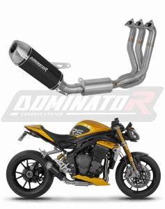 Triumph Speed Triple 1200 RS / RR 2021 - 2024 Auspuffanlagen Schalldämpfer S3 SCHWARZ + dB killer