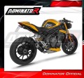 Auspuff Schalldämpfer DOMINATOR S3 schwarz passend für Triumph Speed Triple 1200 RS / RR 2021  2024 4