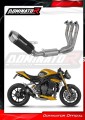 komplette Auspuffanlage mit Schalldämpfer DOMINATOR Full System S3 schwarz passend für Triumph Speed Triple 1200 RS / RR 2021  2024 2