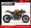 komplette Auspuffanlage mit Schalldämpfer DOMINATOR Full System S3 schwarz passend für Triumph Speed Triple 1200 RS / RR 2021  2024 5