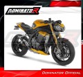 komplette Auspuffanlage mit Schalldämpfer DOMINATOR Full System S3 schwarz passend für Triumph Speed Triple 1200 RS / RR 2021  2024 6