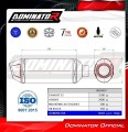 komplette Auspuffanlage mit Schalldämpfer DOMINATOR Full Syste