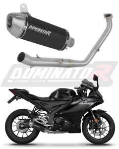 Yamaha YZF R125 2024 - 2026 (Euro 5+) Auspuffanlagen Schalldämpfer S3 SCHWARZ + dB killer