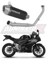 komplette Auspuffanlage mit Schalldämpfer DOMINATOR Full System S3 schwarz passend für Yamaha YZF R125 2021  2024