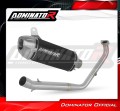 kompletny układ wydechowy z tłumikiem DOMINATOR Full System S3 CZARNY pasujący do motocykla Yamaha YZF R125 2021 - 2024 3