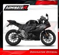 komplette Auspuffanlage mit Schalldämpfer DOMINATOR Full System S3 schwarz passend für Yamaha YZF R125 2021  2024 4