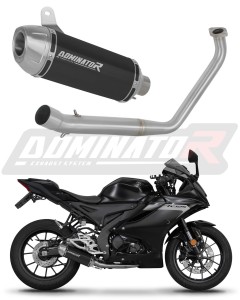 Yamaha YZF R125 2019 - 2020 Auspuffanlagen Schalldämpfer S3 SCHWARZ + dB killer