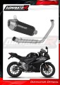 komplette Auspuffanlage mit Schalldämpfer DOMINATOR Full System S3 schwarz passend für Yamaha YZF R125 2019  2020 2