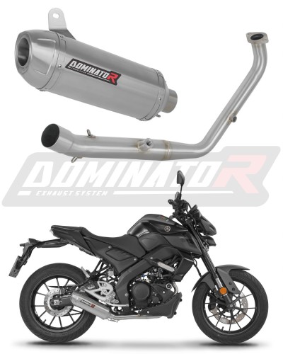 komplette Auspuffanlage mit Schalldämpfer DOMINATOR Full System S3 passend für Yamaha MT 125 2024  2026