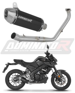 Yamaha MT 125 2024 - 2026 (Euro 5+) Auspuffanlagen Schalldämpfer S3 SCHWARZ + dB killer