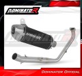 komplette Auspuffanlage mit Schalldämpfer DOMINATOR Full System S3 schwarz passend für Yamaha MT 125 2024  2026 3