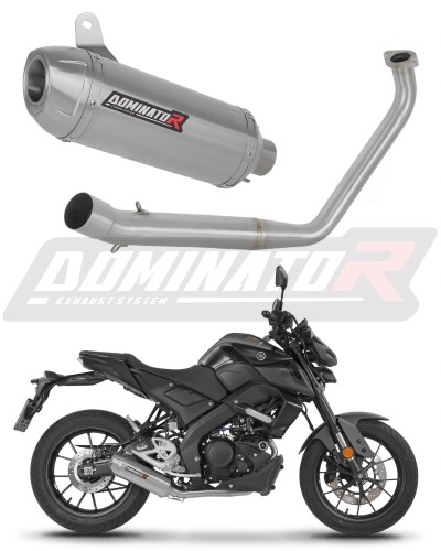 Auspuff Schalldämpfer DOMINATOR Full System S3 passend für Yamaha MT 125 2020