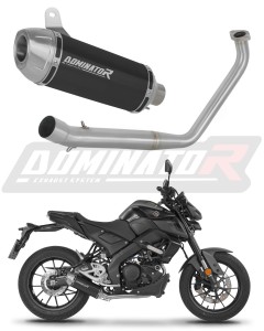 Yamaha MT 125 2020 Auspuffanlagen Schalldämpfer S3 SCHWARZ + dB killer