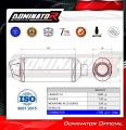 Auspuff Schalldämpfer DOMINATOR Full System S3 passend für Yamaha MT 125 2020  7