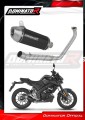 komplette Auspuffanlage mit Schalldämpfer DOMINATOR Full System S3 schwarz passend für Yamaha MT 125 2020  2