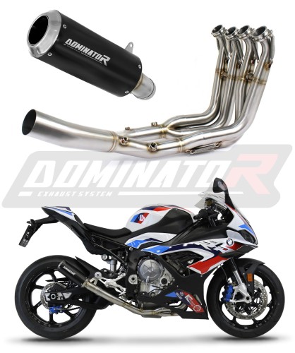 kompletny układ wydechowy z tłumikiem DOMINATOR Full System GP CZARNY pasujący do motocykla BMW S1000RR 2019 - 2026