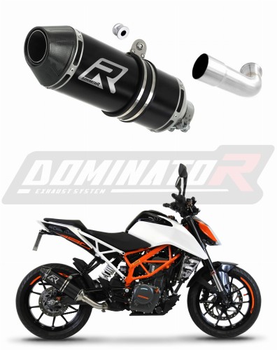 Auspuff Schalldämpfer DOMINATOR HP3 schwarz passend für KTM 390 Duke 2017  2020