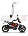 decat mid muffler DOMINATOR Mid Pipe fits to KTM 390 DUKE 2017  2020 7
