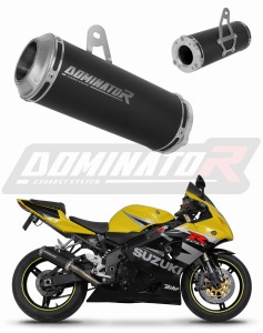 Suzuki GSXR 750 K1-K5 2001 - 2005 Schalldämpfer Auspuff GP SCHWARZ + dB killer