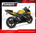 Auspuff Schalldämpfer DOMINATOR GP schwarz passend für Suzuki GSXR 1000 K1  K4 2001  2004 5