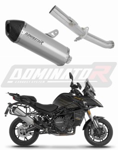 QJMOTOR SRT 900 S / SX 2025 - 2026 Schalldämpfer Auspuff Titan HP7 + dB killer