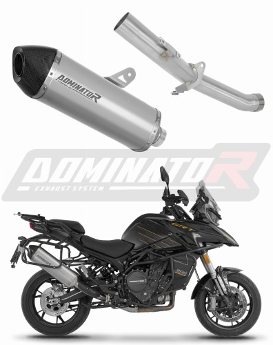 Auspuff Schalldämpfer DOMINATOR Titan HP7 passend für QJMOTOR SRT 900 S / SX 2025  2026