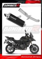 Auspuff Schalldämpfer DOMINATOR P7 schwarz passend für QJMOTOR SRT 900 S / SX 2025  2026 2