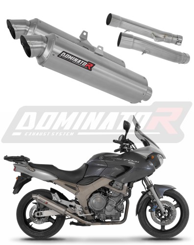 Auspuff Schalldämpfer DOMINATOR GPF passend für Yamaha TDM 900 2002  2013