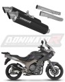 Auspuff Schalldämpfer DOMINATOR GPF schwarz passend für Yamaha TDM 900 2002  2013