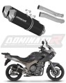 Auspuff Schalldämpfer DOMINATOR OVR schwarz passend für Yamaha TDM 900 2002  2013