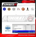 Auspuff Schalldämpfer DOMINATOR GPF schwarz passend für Yamaha TDM 900 2002  2013 6
