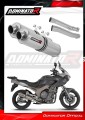 Auspuff Schalldämpfer DOMINATOR rund passend für Yamaha TDM 900 2002  2013 2