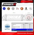 Auspuff Schalldämpfer DOMINATOR rund passend für Yamaha TDM 900 2002  2013 6